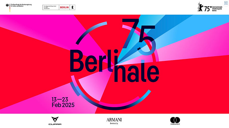 Das Festivalplakat der 75. Berlinale