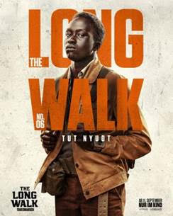 Tut Nyuot als Arthur Baker in The Long Walk