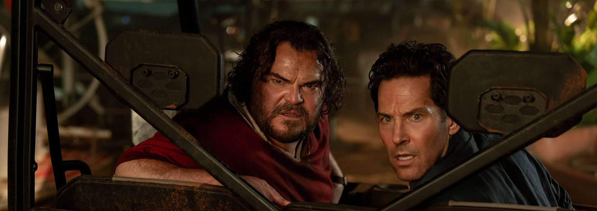 (L-R) Jack Black und Paul Rudd in Anaconda