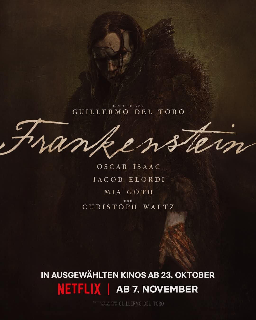 Guillermo del Toros Frankenstein: Netflix veröffentlicht ersten Trailer zur Gothic-Horror-Adaption mit Oscar Isaac, Mia Goth und Jacob Elordi