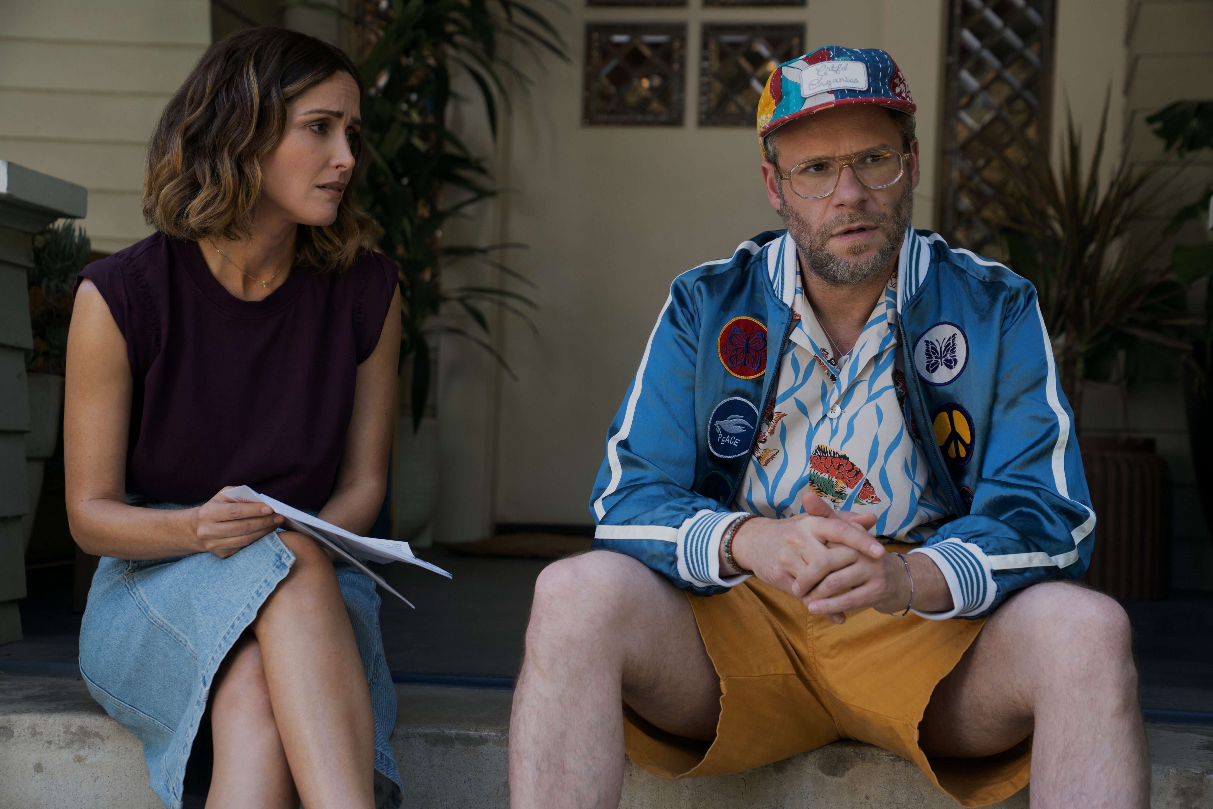 (R-L) Rose Byrne und Seth Rogen in der Serie Platonic bei Apple TV+