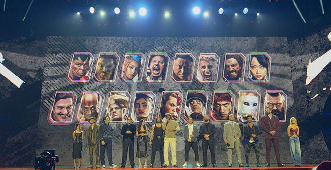 Street Fighter Bühnenpräsentation