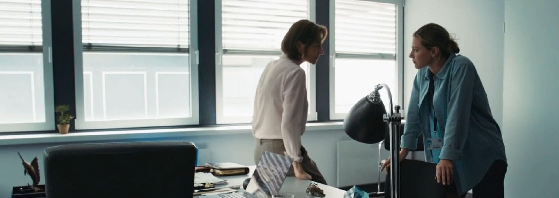 (L-R) Christiane Paul and Lili Reinhart in American Sweatshop (2025)