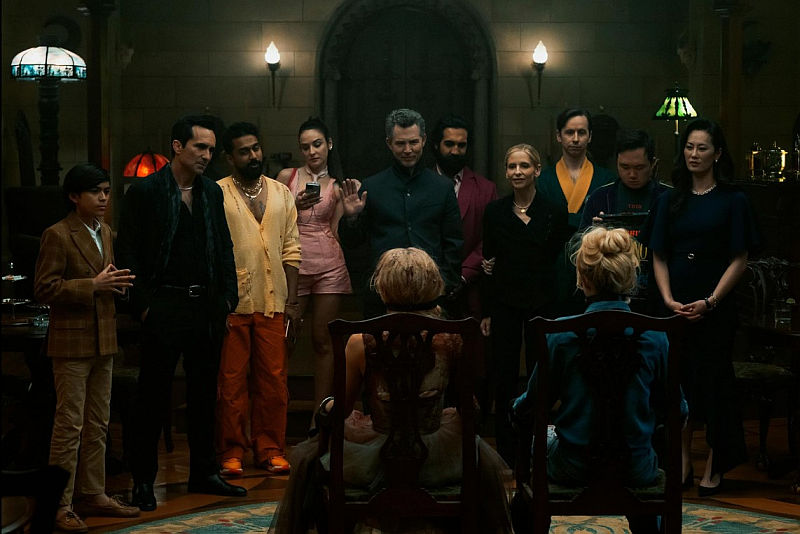 Sarah Michelle Gellar, Nestor Carbonell, Shawn Hatosy, Dan Beirne, Juan Pablo Romero, Olivia Cheng, Varun Saranga, Nadeem Umar-Khitab, Masa Lizdek, and Antony Hall in Ready or Not 2 (2026)
