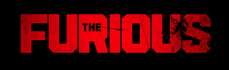 THE FURIOUS SCHRIFTZUF ROTE SCHRIFT AUF SCHWARZEN HINTERGRUND