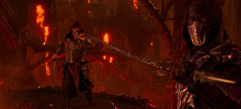Hiroyuki Sanada and Joe Taslim in Mortal Kombat II (2026)