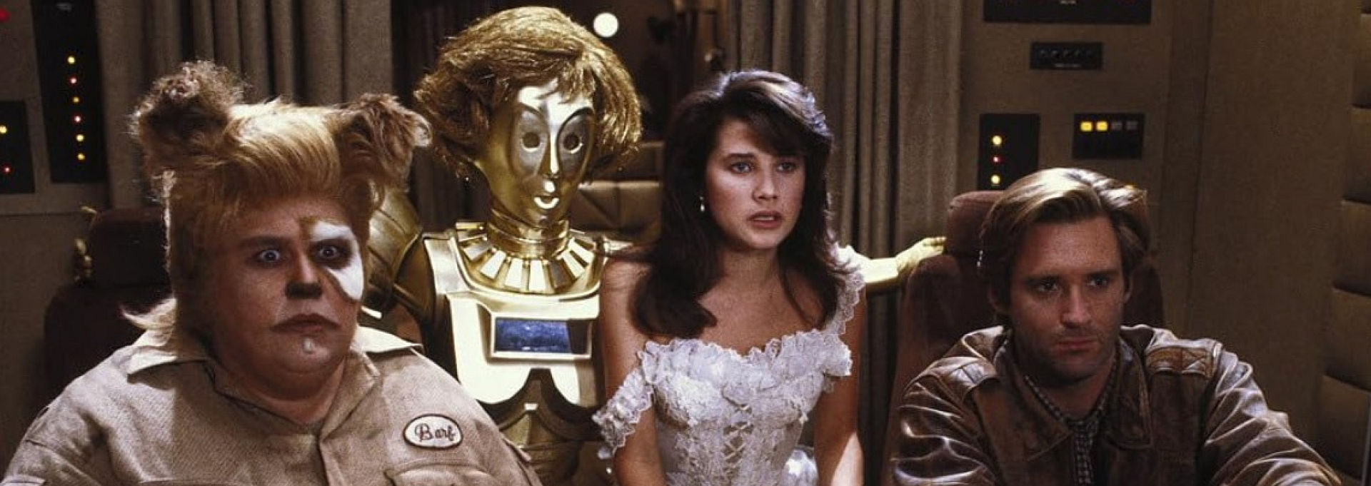 Bill Pullman, John Candy, Joan Rivers, Daphne Zuniga, and Lorene Yarnell Jansson in Spaceballs - Mel Brooks' verrückte Raumfahrt (1987)
