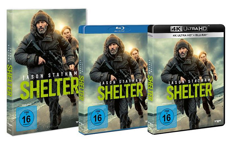 Jason Stathham SHELTER als UHD, DVD, Blu-ray