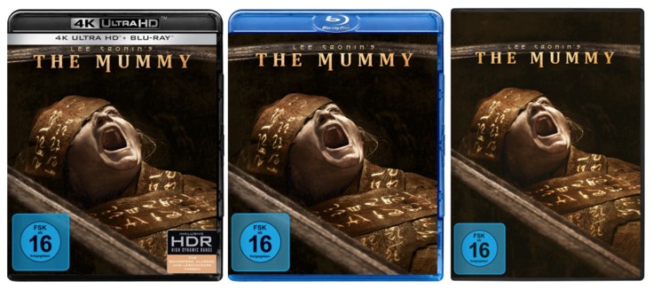 THE MUMMY Digital, DVD und Blu-ray