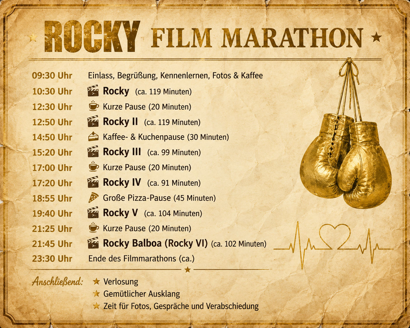 ROCKY FILM MARATHON IM APOLLO KINO ARNSBERG