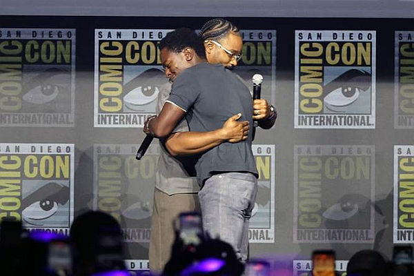 (L-R) Ryan Coogler und David Jonnsson bei der Marvel Präsentation zu BLACK PANTHER III bei der SAN DIEGO COMIC CON 2026