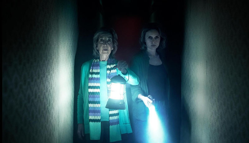 Lin Shaye and Amelia Eve in Insidious: Out of the Further (2026)
