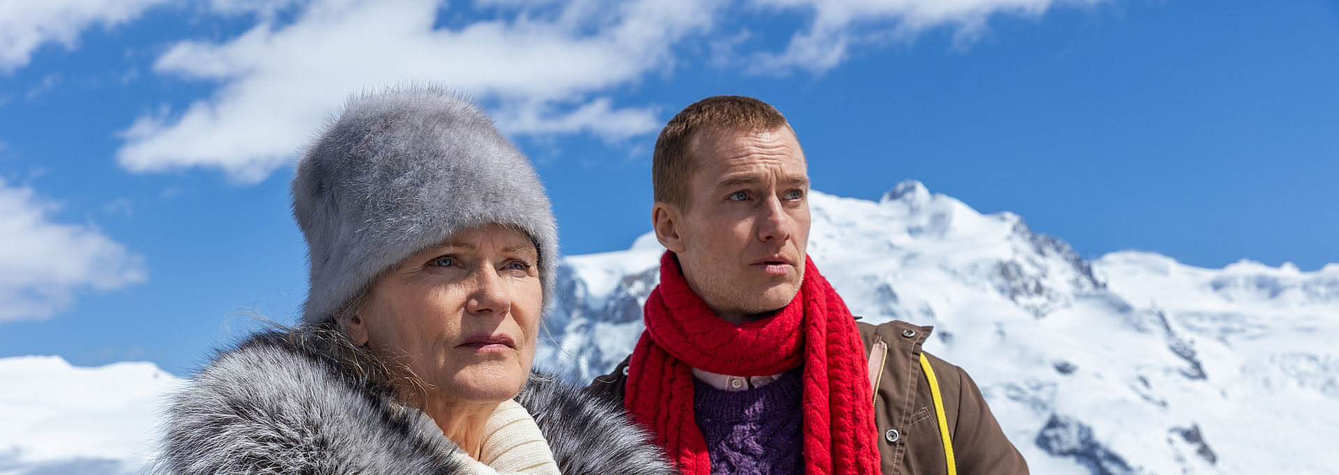 EUROTRASH (L-R) Mutter und Sohn (Barbara Sukowa, Alexander Fehling)