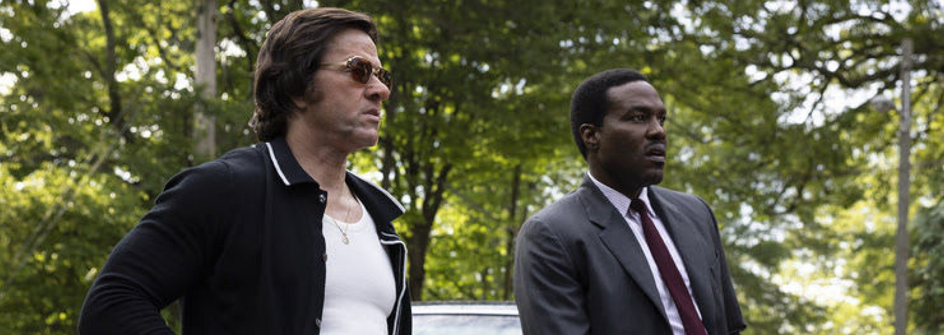 Mark Wahlberg and Yahya Abdul-Mateen II in By Any Means (2026)