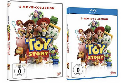 TOY STORY FÜNF FILME KOLLEKTION