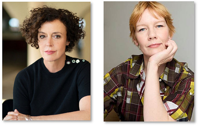 (l) Maria Schrader ©Christine Fenzl (r) Sandra Hüller ©Victoria Stevens