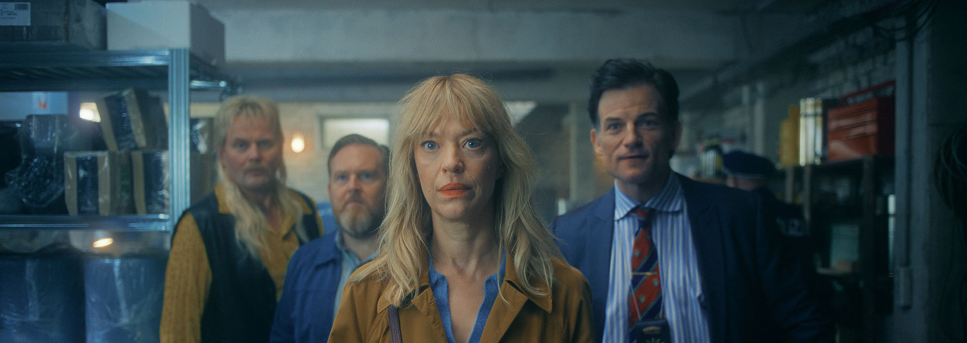 Devid Striesow, Axel Stein, Heike Makatsch und Torben Liebrecht in 