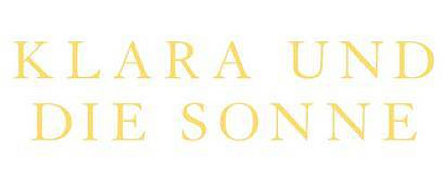 KLARA UND DIE SONNE - SCHRIFTZUG